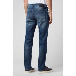 BOSS Hugo Boss Jeans Mens Slim Fit Cashmere-Touch Candiani Denim 32 Blue Stretch